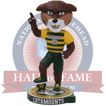 Rally Cat Vermont Catamounts 2024 NCAA Men's Soccer National Champions Bobblehead (Presale) (ONLINE ORDER ONLY)
