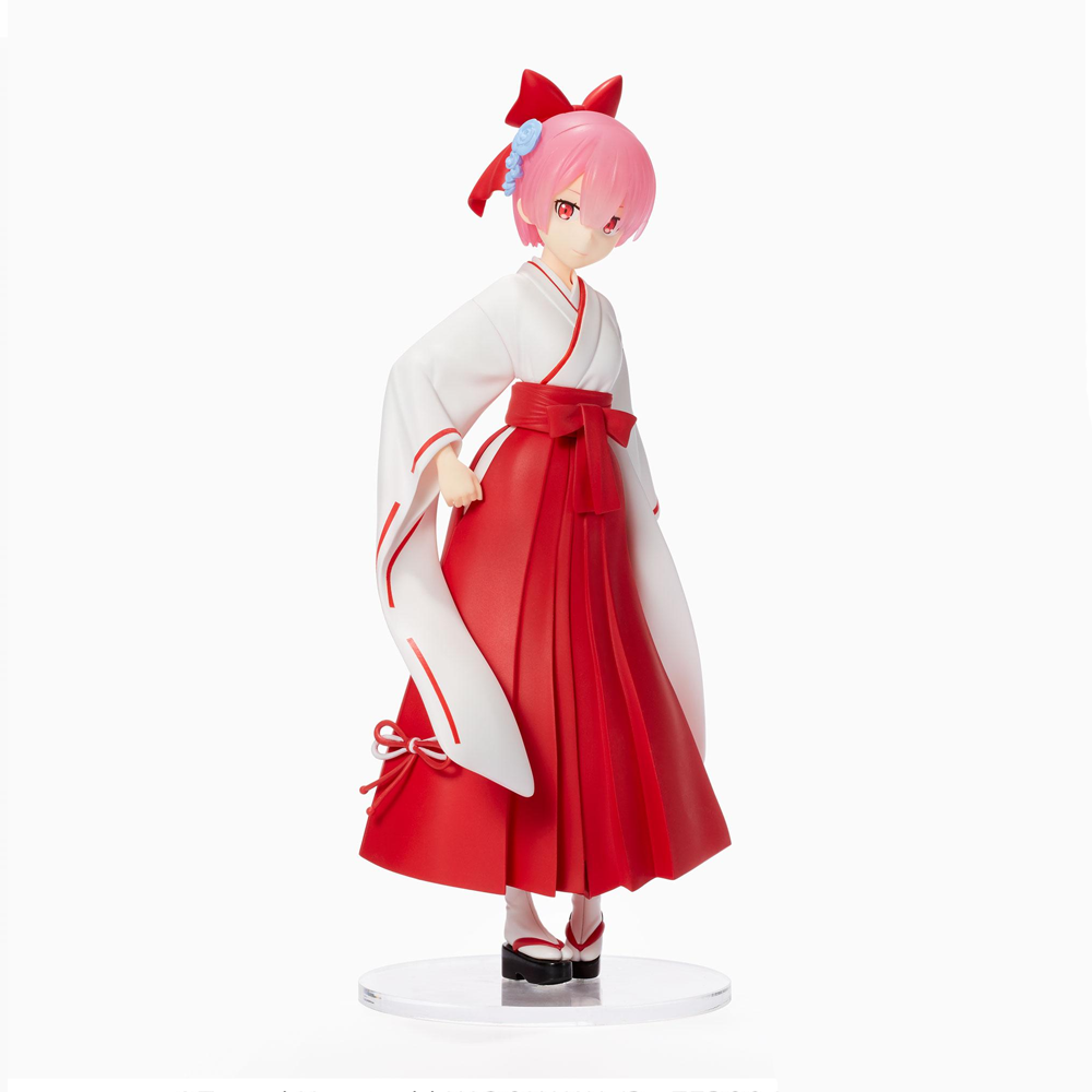 SEGA: Re:Zero Starting Life in Another World - Ram (Shrine Maiden Style) Super Premium Figure (ONLINE ORDER ONLY)