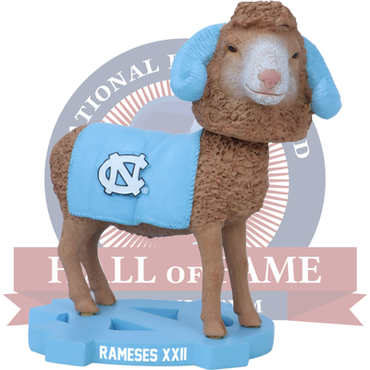 Rameses XXII North Carolina Tar Heels Live Ram Bobblehead (ONLINE ORDER ONLY)