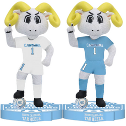 Rameses North Carolina Tar Heels Mascot 2024 Women's Soccer National Champions Bobbleheads (Presale) (ONLINE ORDER ONLY)