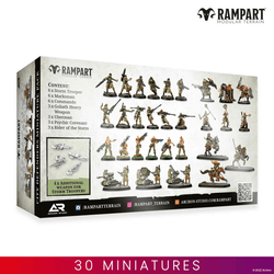 Rampart Modular Terrain: City Defenders Miniature Pack (ONLINE ORDER ONLY)