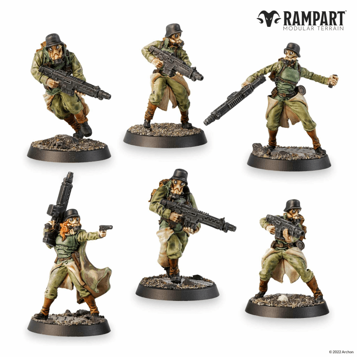 Rampart Modular Terrain: City Defenders Miniature Pack (ONLINE ORDER ONLY)