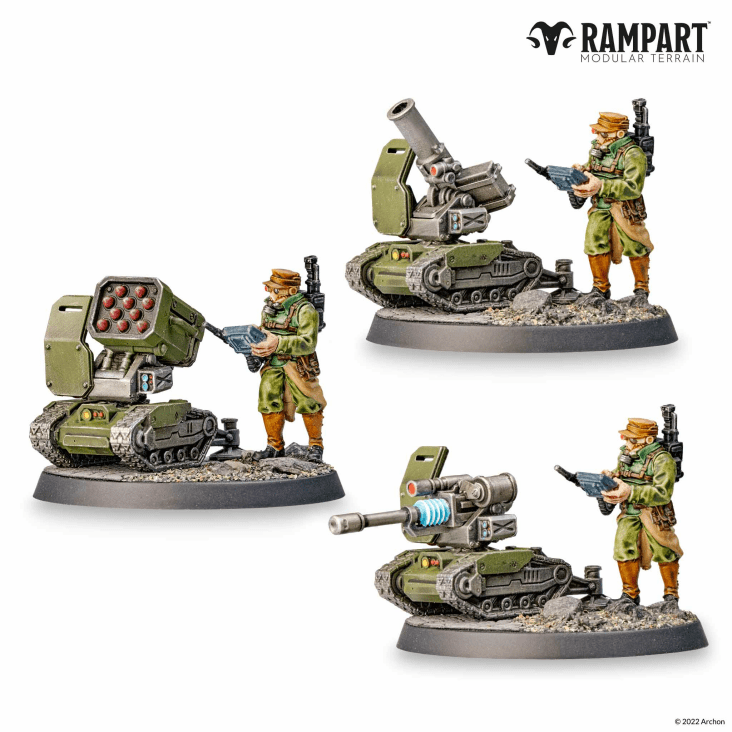Rampart Modular Terrain: City Defenders Miniature Pack (ONLINE ORDER ONLY)
