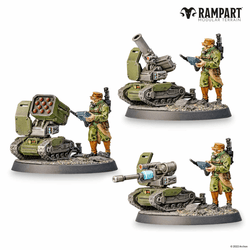 Rampart Modular Terrain: City Defenders Miniature Pack (ONLINE ORDER ONLY)
