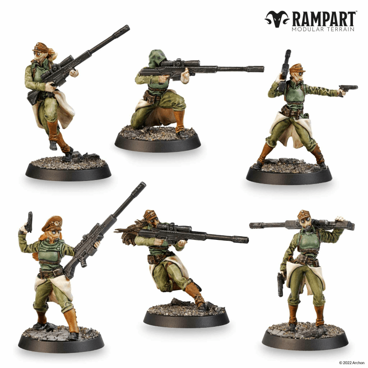 Rampart Modular Terrain: City Defenders Miniature Pack (ONLINE ORDER ONLY)