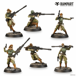 Rampart Modular Terrain: City Defenders Miniature Pack (ONLINE ORDER ONLY)