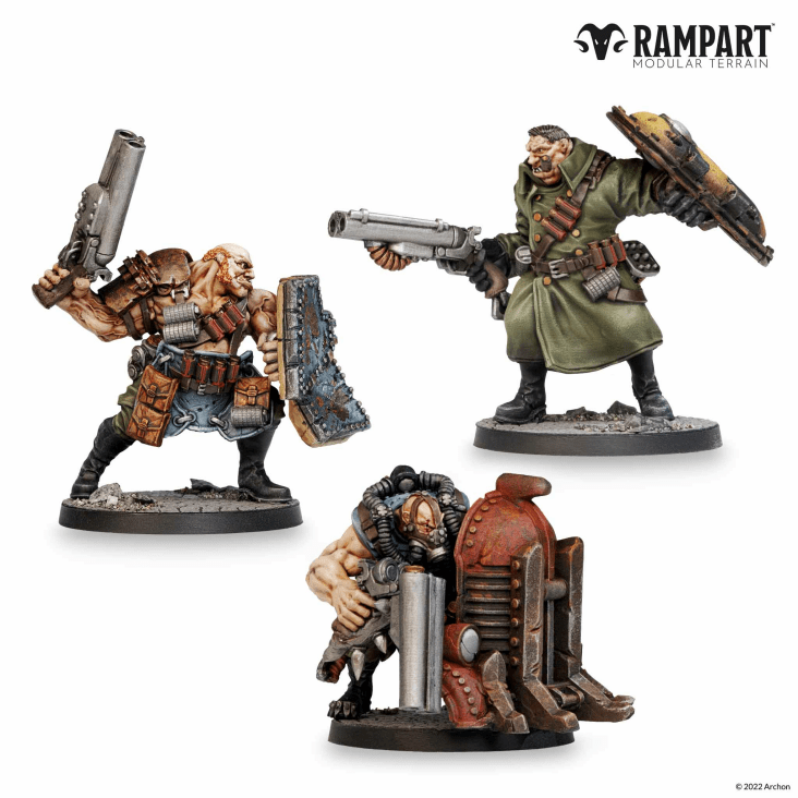 Rampart Modular Terrain: City Defenders Miniature Pack (ONLINE ORDER ONLY)