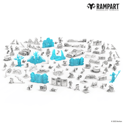 Rampart Modular Terrain: City Ruins Bits (ONLINE ORDER ONLY)