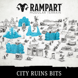 Rampart Modular Terrain: City Ruins Bits (ONLINE ORDER ONLY)