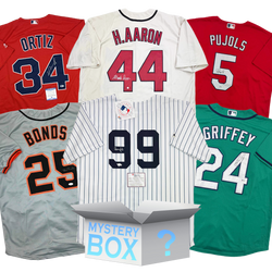 Random Autographed/Signed Baseball Jersey Mystery Box with PSA JSA or Beckett COA (ONLINE ORDER ONLY)