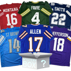 Random Autographed/Signed Football Jersey Mystery Box with PSA JSA or Beckett COA (ONLINE ORDER ONLY)