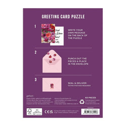 Ranunculus Greeting Card 60 Piece Jigsaw Puzzle Galison (ONLINE ORDER ONLY)