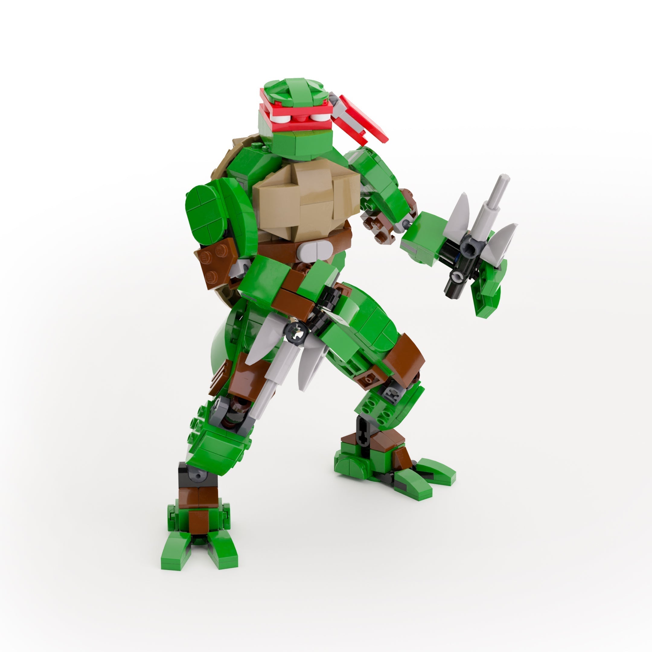 Raphael - Custom TMNT Figure made using LEGO parts - B3 Customs (Online Order Only)