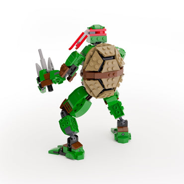 Raphael - Custom TMNT Figure made using LEGO parts - B3 Customs (Online Order Only)