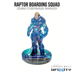 Infinity 3D Markers: Raptor Boarding Squad (25mm Cybermask)
