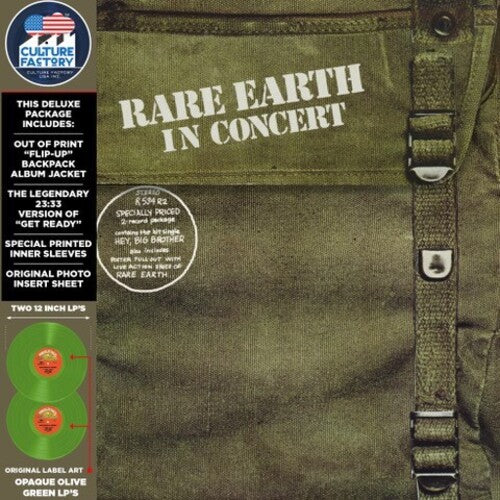 Rare Earth - In Concert (Green Vinyl) (2 LPs) [Vinyl] (ONLINE ORDER ONLY)