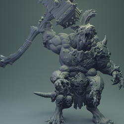 3D Printed Nafarrate Rats Army Rat Berserker Set 28mm 32mm D&D (Online Only)
