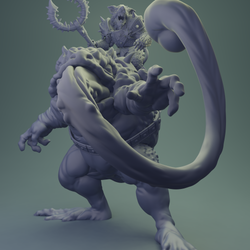 3D Printed Nafarrate Rats Army Rat Riding Frog Set 28mm 32mm D&D (Online Only)