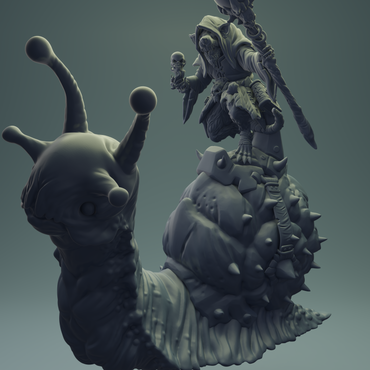 3D Printed Nafarrate Rats Army Rat Riding Snail Set 28mm 32mm D&D (Online Only)