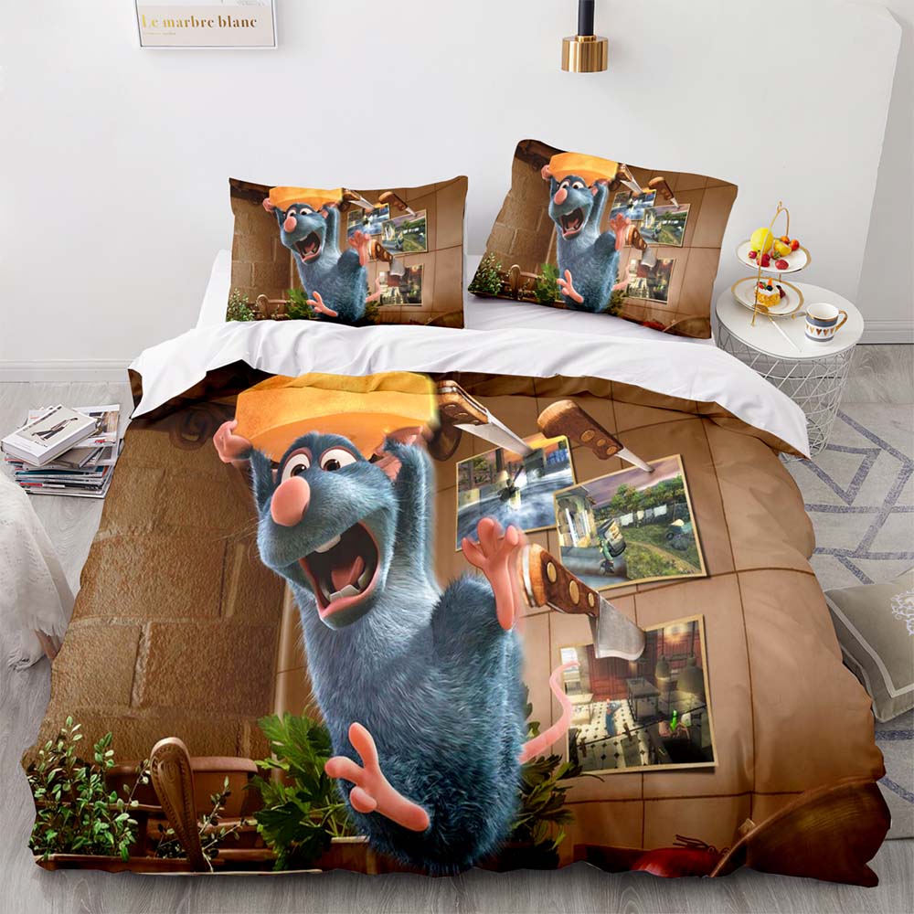 Ratatouille Bedding Set Pattern Quilt Cover Without Filler (Online Order Only)