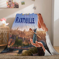 Ratatouille Blanket Flannel Throw Room Decoration (Online Order Only)