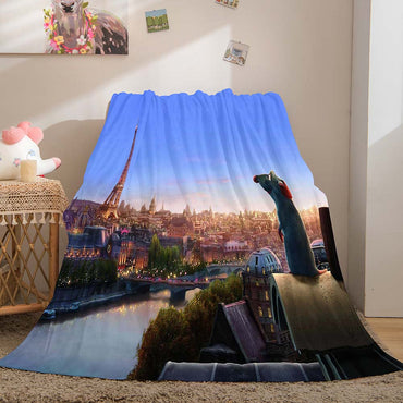 Ratatouille Blanket Flannel Throw Room Decoration (Online Order Only)