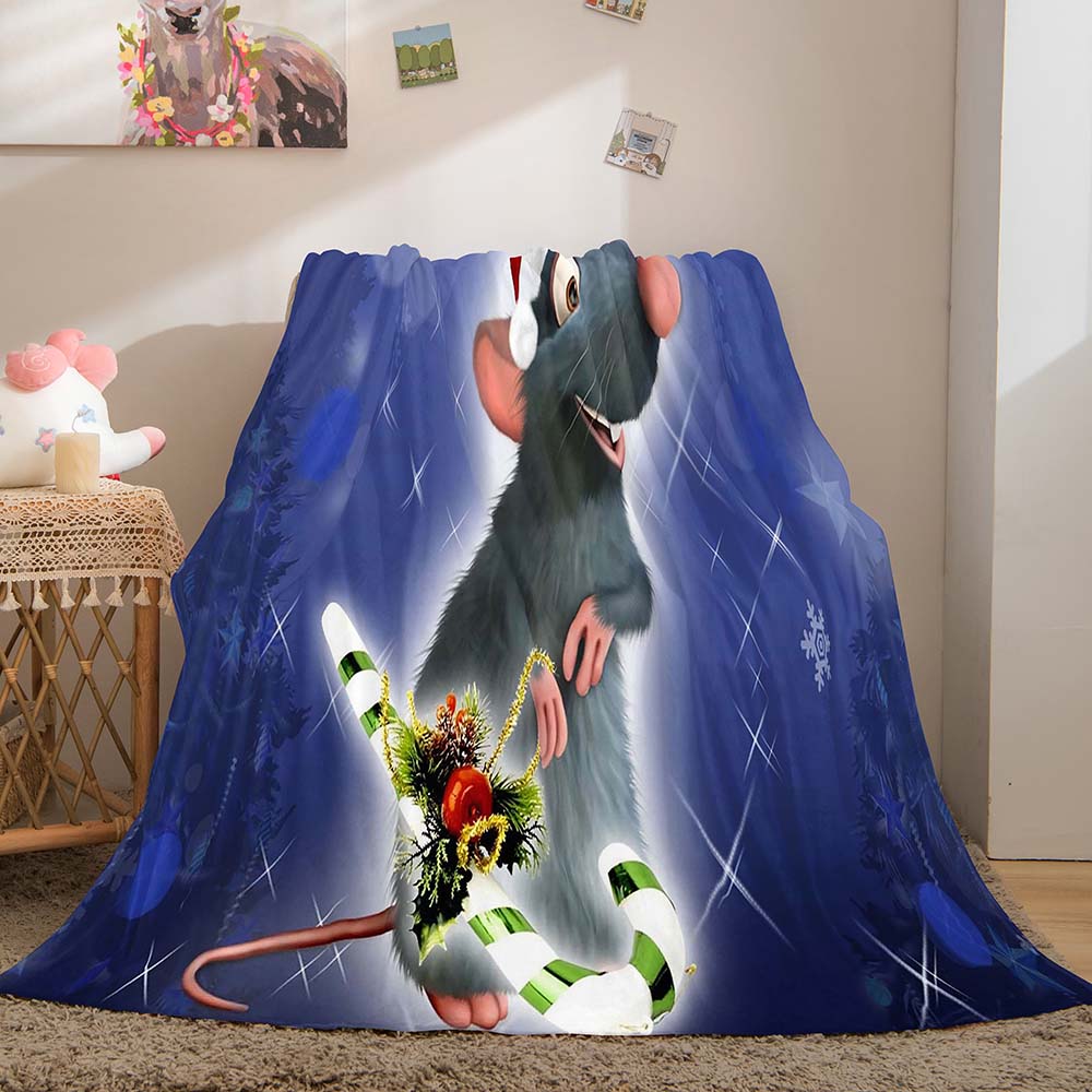 Ratatouille Blanket Flannel Throw Room Decoration (Online Order Only)