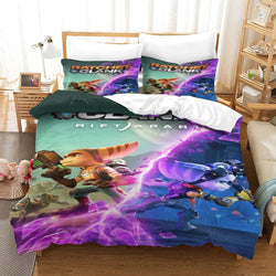 Ratchet Clank Rift Apart Bedding Set Quilt Cover Without Filler (Online Order Only)