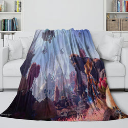 Ratchet Clank Rift Apart Blanket Flannel Throw Room Decoration (Online Order Only)