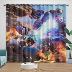 Ratchet Clank Rift Apart Curtains Blackout Window Drapes Room Decoration (Online Order Only)