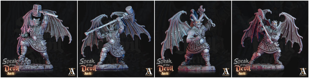 3D Printed Archvillain Games Rathenites Speak of the Devil Act II 28 32mm D&D (Online Only)