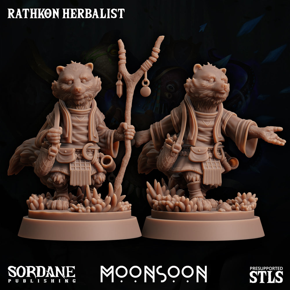 3D Printed Sordane Publishing Rathkon Herbalist 28 32mm D&D (Online Only)