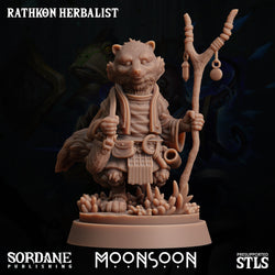 3D Printed Sordane Publishing Rathkon Herbalist 28 32mm D&D (Online Only)