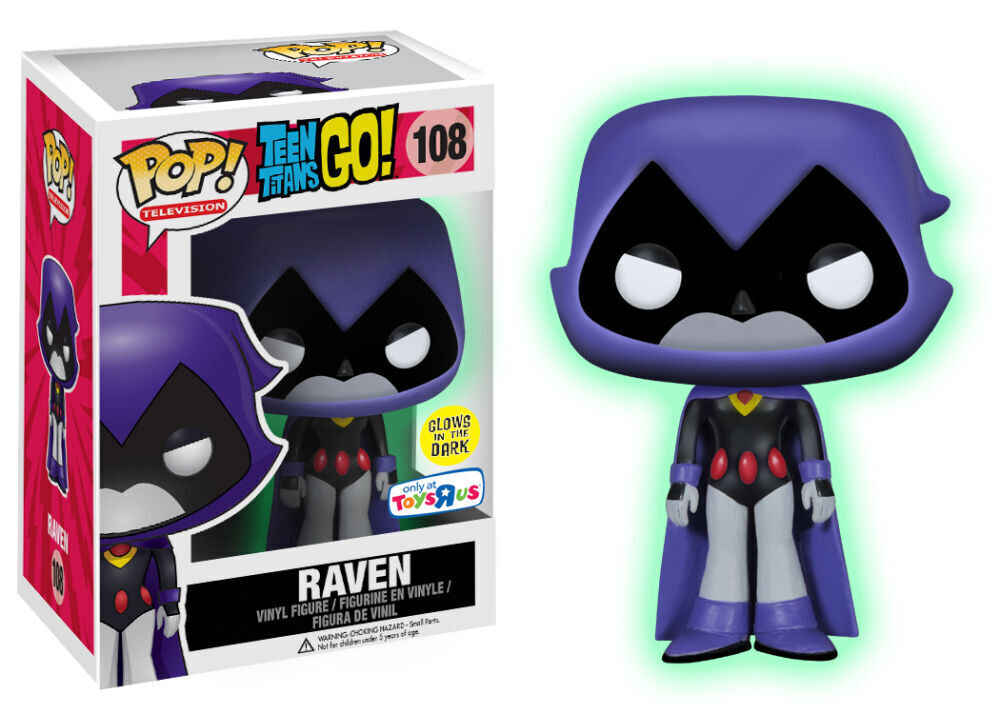 Funko Pop Television: Teen Titans - Purple Raven Glow in the Dark #108 (ONLINE ORDER ONLY)