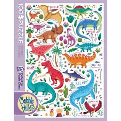 Rawr! Dinosaurs 100 Large Piece Jigsaw Puzzle Cobble Hill (ONLINE ORDER ONLY)
