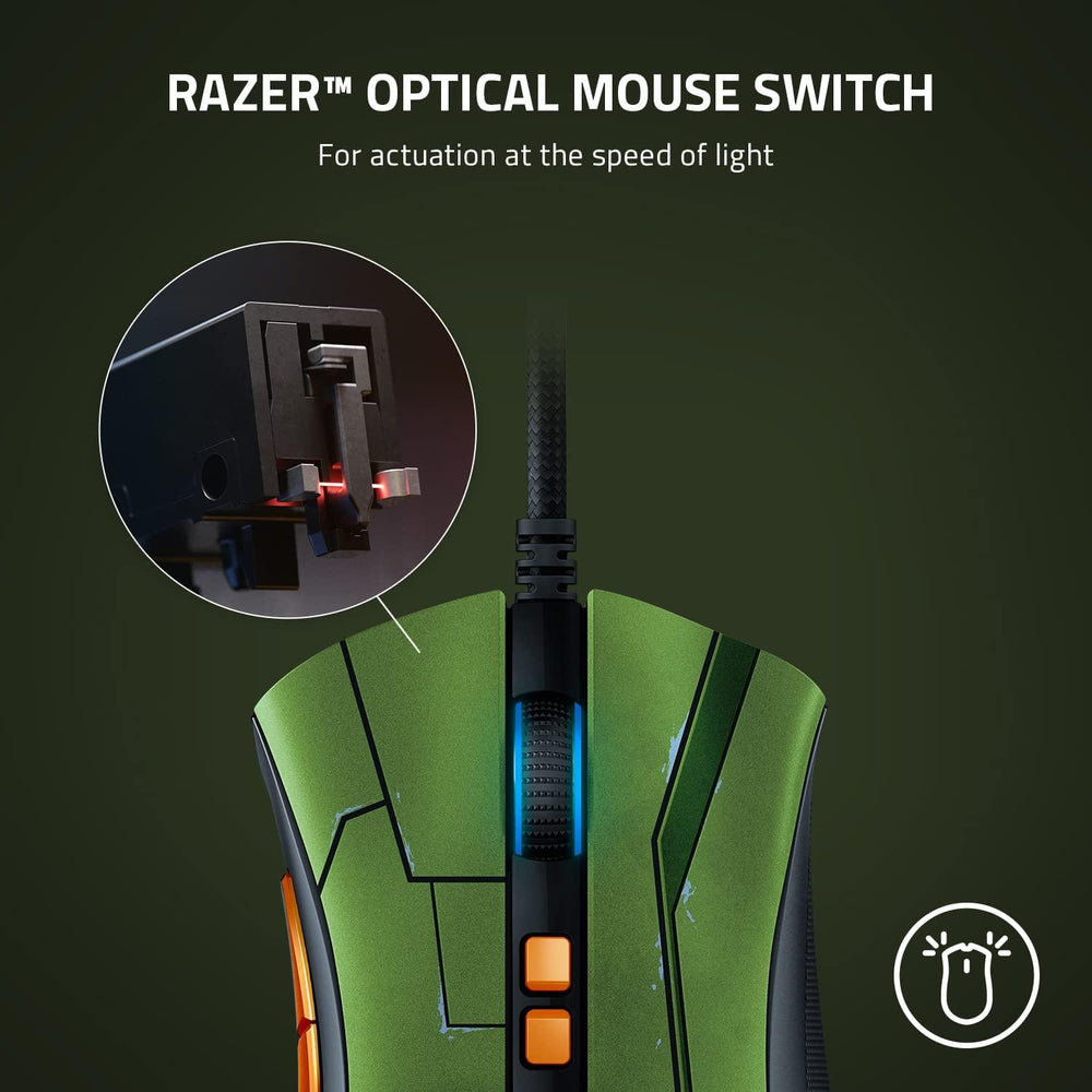 Razer DeathAdder V2 Wired Gaming Mouse - HALO Infinite Edition (Online Order Only)