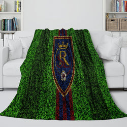 Real Salt Lake Blanket Flannel Fleece Throw Room Decoration (Online Order Only)