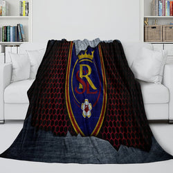 Real Salt Lake Blanket Flannel Fleece Throw Room Decoration (Online Order Only)