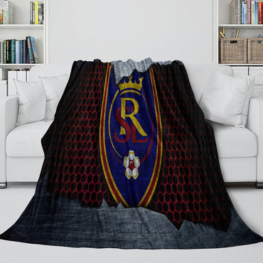 Real Salt Lake Blanket Flannel Fleece Throw Room Decoration (Online Order Only)