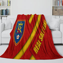 Real Salt Lake Blanket Flannel Fleece Throw Room Decoration (Online Order Only)