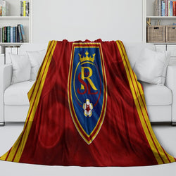 Real Salt Lake Blanket Flannel Fleece Throw Room Decoration (Online Order Only)