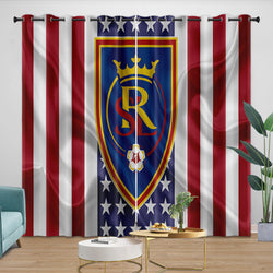 Real Salt Lake Curtains Blackout Window Drapes Room Decoration (Online Order Only)