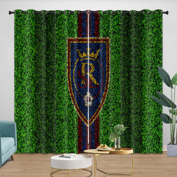 Real Salt Lake Curtains Blackout Window Drapes Room Decoration (Online Order Only)
