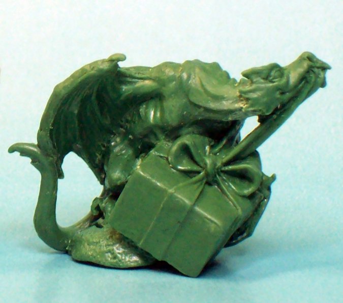 Reaper Miniatures Holiday: Christmas Wrapping Dragon (ONLINE ORDER ONLY)