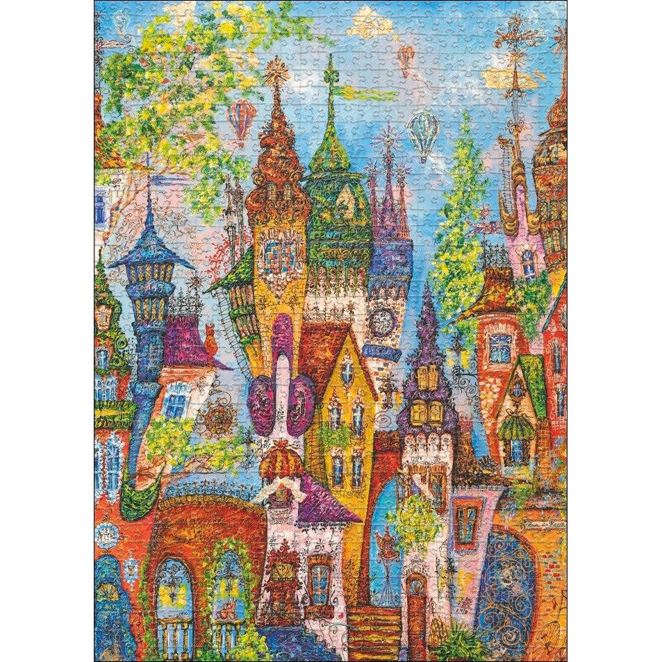 Red Arches Charming Village 1000 Piece Jigsaw Puzzle Heye (ONLINE ORDER ONLY)
