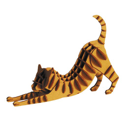 Red-Brown Cat 3D Cardboard Model Kit Fridolin (ONLINE ORDER ONLY)