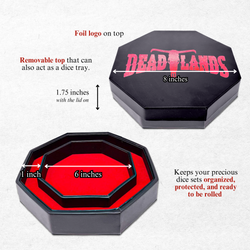 Red Deadlands™ Tray of Holding™ Dice Tray by Norse Foundry (ONLINE ORDER ONLY)