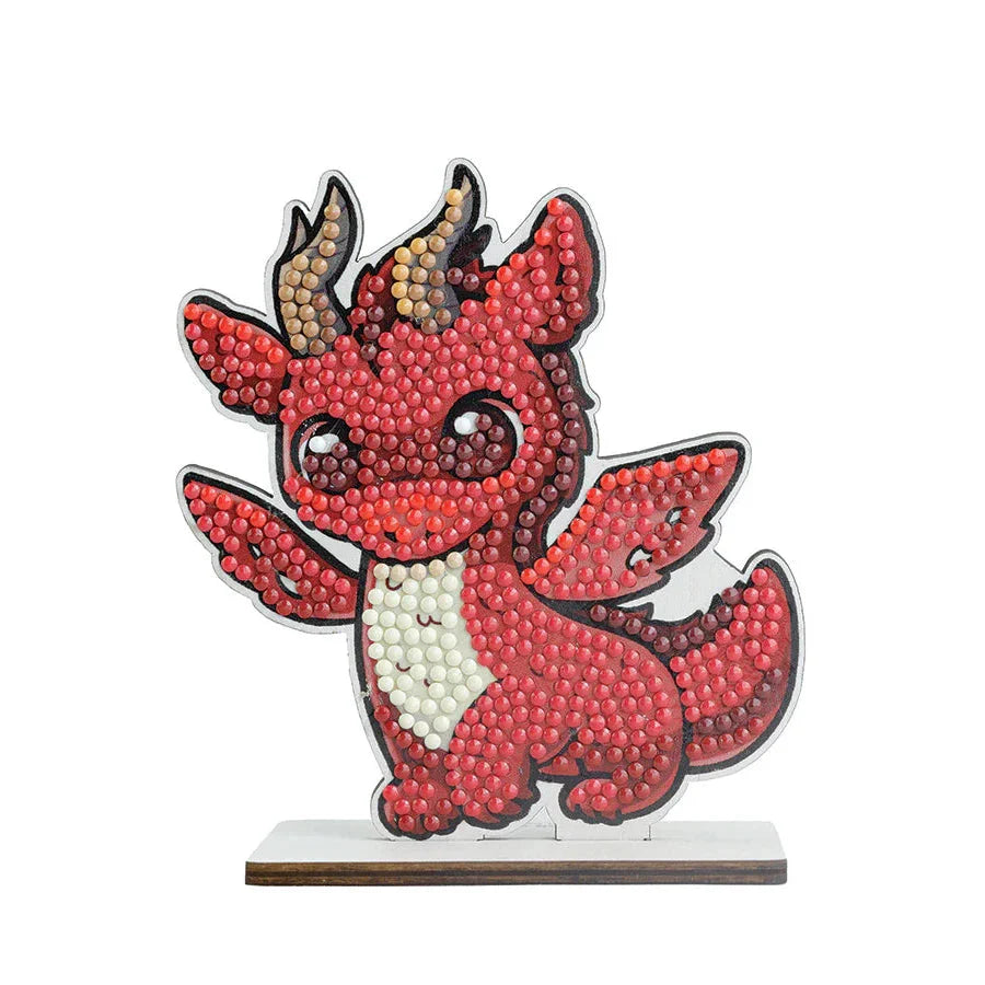 Red Dragon Crystal Art Fantasy Buddies Kit Craft Buddy (ONLINE ORDER ONLY)