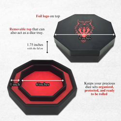 Red Fenrir Tray of Holding™ Dice Tray by Norse Foundry (ONLINE ORDER ONLY)