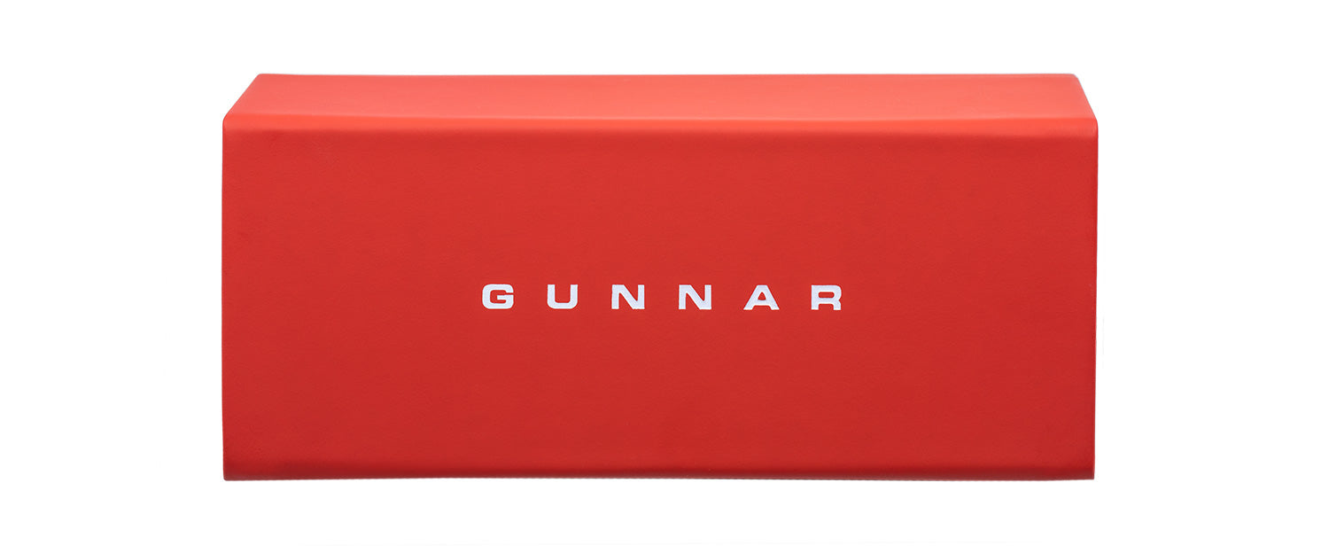 Red GUNNAR Glasses Case (ONLINE ORDER ONLY)